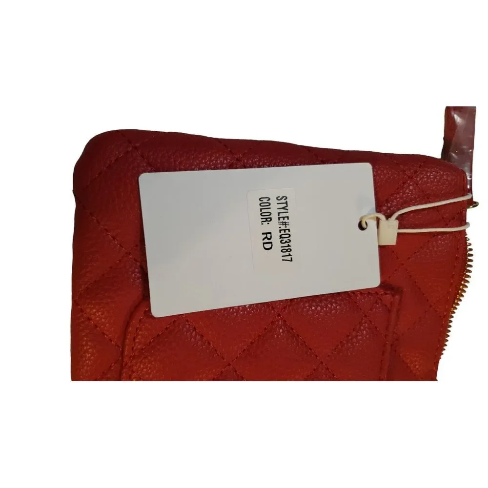 GRACE ELIZABETH Red Clutch Handbag Purse NEW WITH TAGS Designer Wedding Everyday